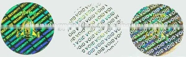 Laser Transparent Holographic Adhesive Label