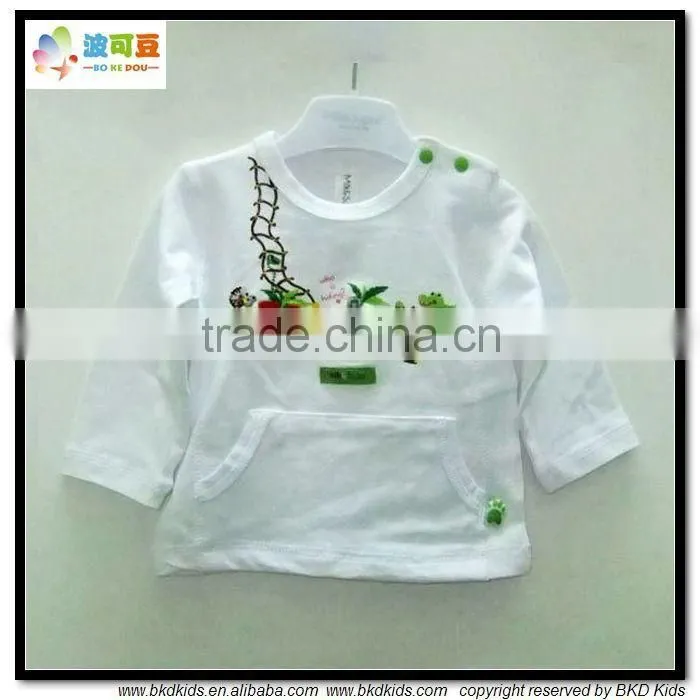 BKD cotton jersey baby clothes shirts