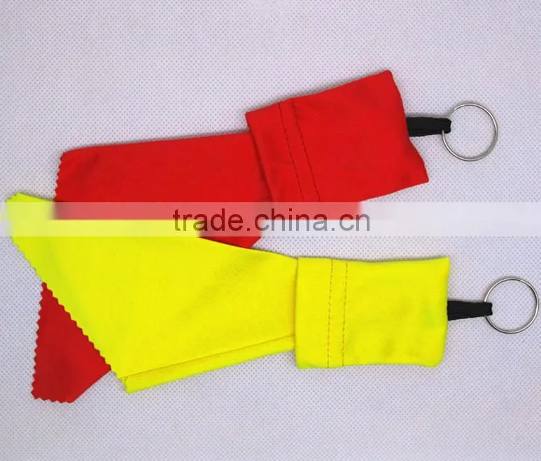 microfiber drawstring phone pouch