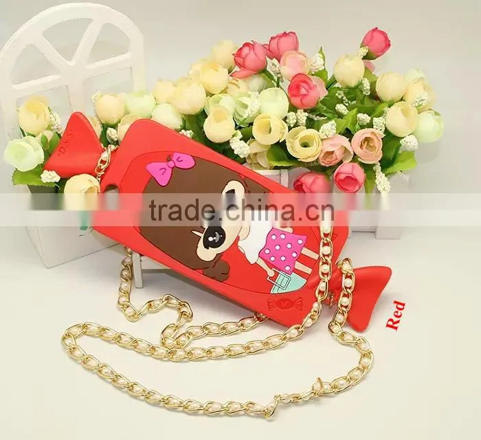 China Supplier 3D Silicon TPU Mobile Back Cover Case for iphone 6 and 6 plus