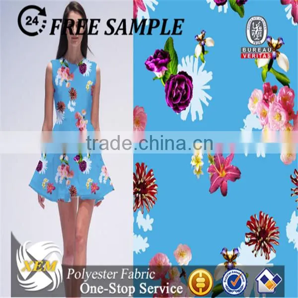 soft hand feeling digital printing on chiffon fabrics