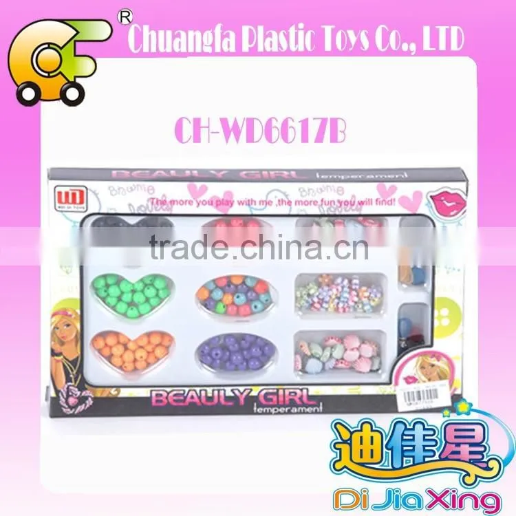 New Design DIY Plastic beaded bracelet kids diy crafts