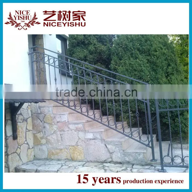 outdoor wrought iron balusters, used wroght iron stair railing for sale