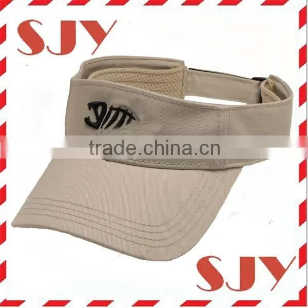Fashion designer plain funny sun visor golf hat