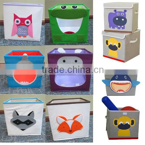 NEWEST Europe Textile Organizer Non woven Storage Box with lid