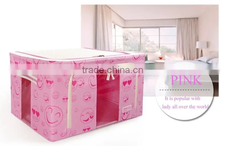 2015 new style Foldable storage box,,fancy living box