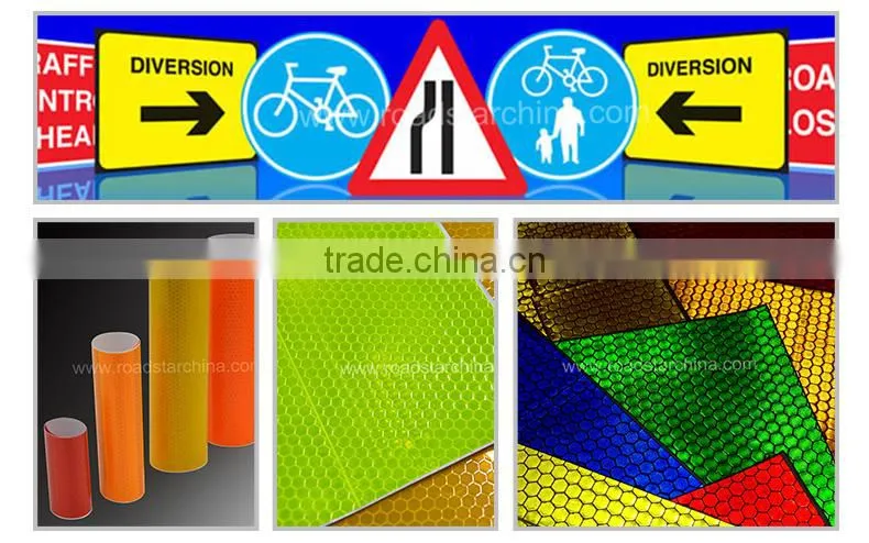 Delicate faveolate embossing PVC reflective vinyl