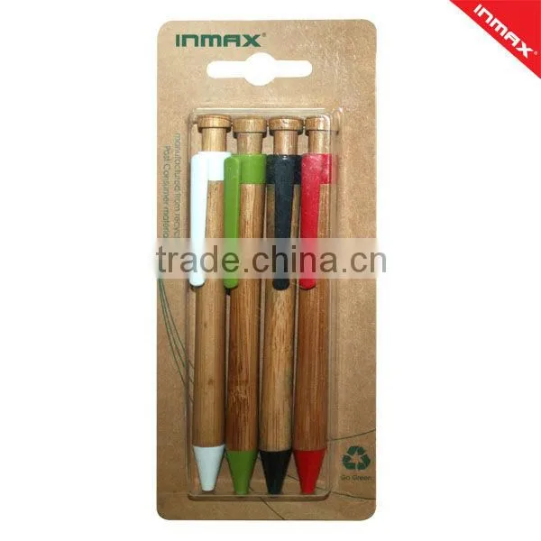 Eco-range stationery items in PDQ packing