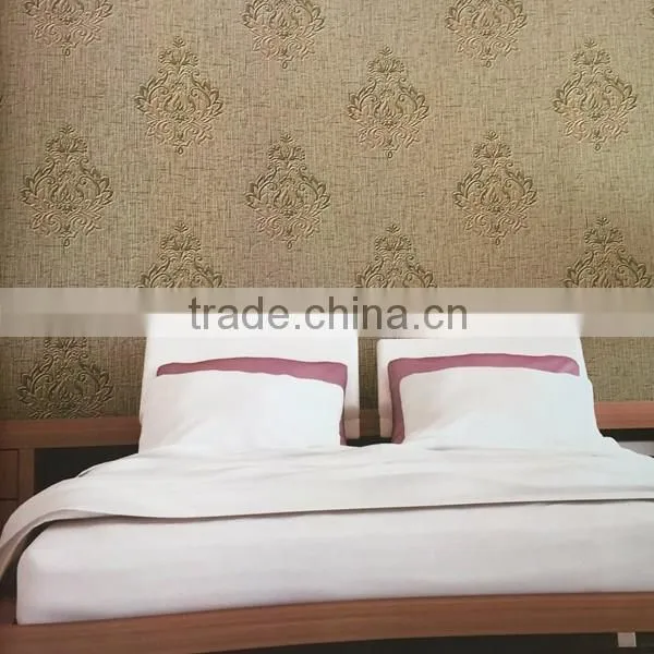 construction material luxury flower vinyl wallpaper