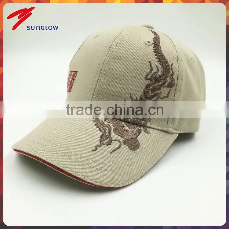 Wholesale constructed pure cotton baseball golf cap