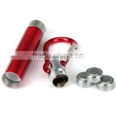 aluminum led flashlight carabiner flashlight