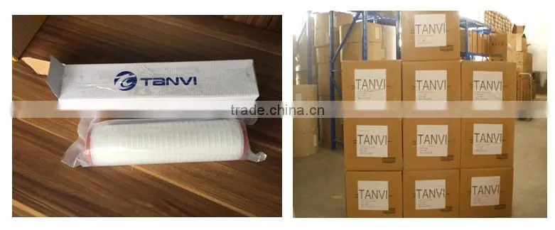 Activated carbon fiber ACF pleated filter cartridge for The adsorption of heavy metal ions