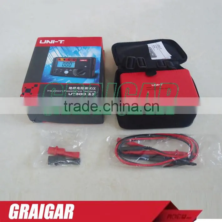 Digital Insulation Resistance Meter UT501A ,0-1000V , up to 5.5G ohm Multi-function Ohm Tester