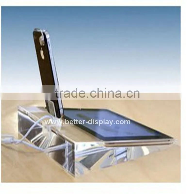 adjustable clear acrylic computer monitor stand