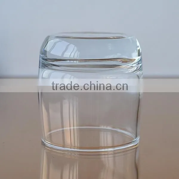 Round bottom design whiskey glass cup water tumbler200ml