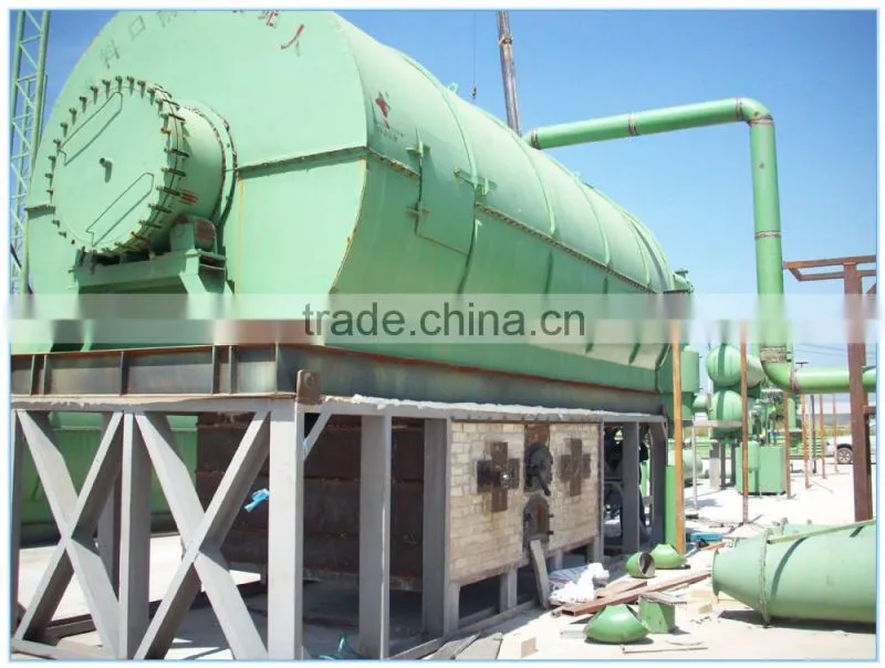 Best selling high-tech waste tire oil plant