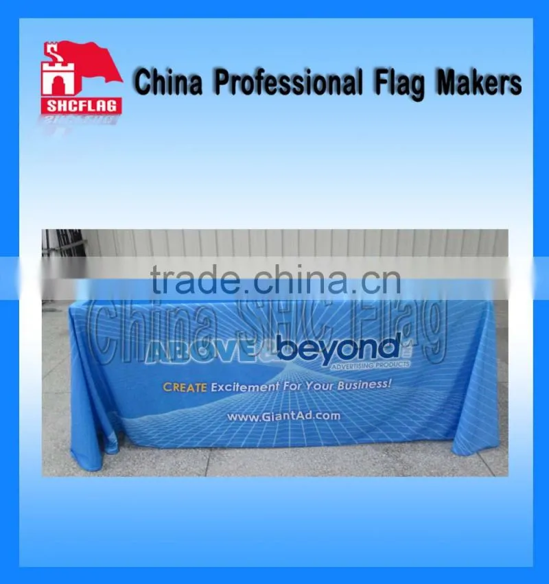 Customized design printed promotion event show 6ft/8ft table covers