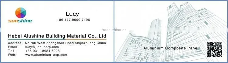 Colorful double sides aluminum panels for wall banners, street banners, advertising board