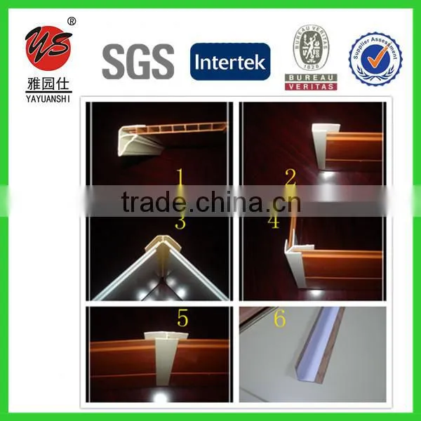plastic cornice for ceiling and wall