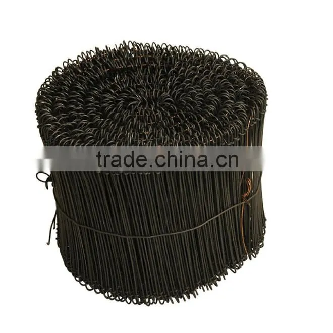 black annealed galvanized pvc coated bag tie wire