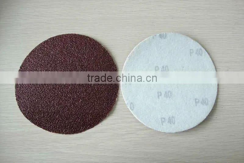 nap base Hook and loop backed sand paper discs
