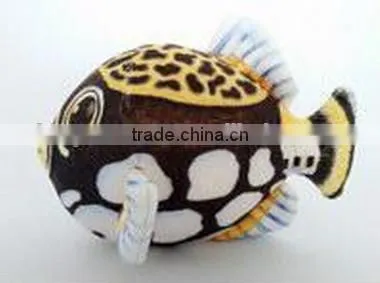 factory wholesale 3D leopard pot fish plush toy realistic stuffed plush animal leopard pot fish toy soft toy