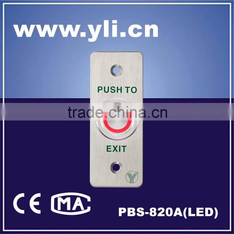 Piezoelectric Exit Button with LED(Stainless steel)
