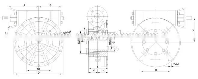 Hot Sale RW Part-turn Gearboxes
