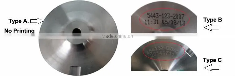 HE561 / HE561V / HE561VE Turbo Compressor Wheel Impeller Aluminum wheel