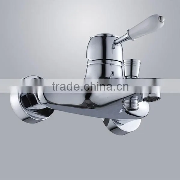 wall mounted shower faucet, copper body water faucet, single lever shower tap/mixer