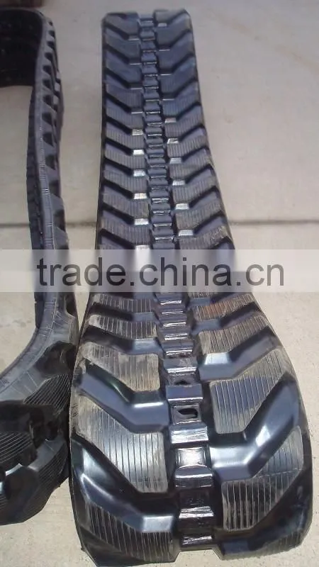 VIO40 excavator rubber track, VIO40 excavator rubber pad, VIO40 rubber plate, 400*107*46