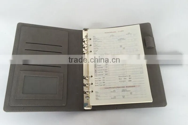 customized colored cover flash memory notebook