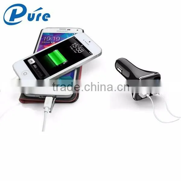 Universal Double Speed Fast Charge Output DC 5V 4.8A USB Charger Portable Dual Port Micro Car Charger