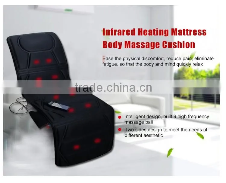 10 Motors Infrared Heat Vibration Massage Cushion