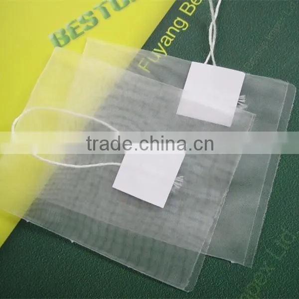 Filter Paper Bag With Drawstring Specification Empty Tea Bags With String