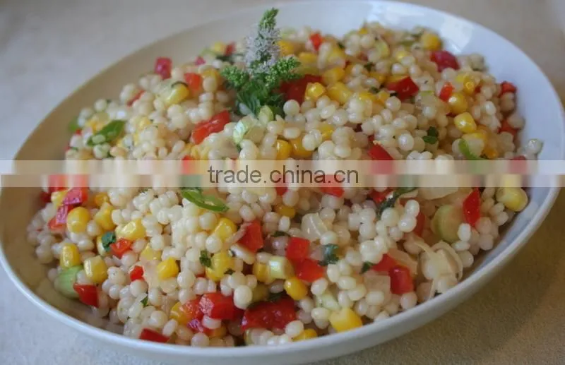 Healthy Mediteranean Israeli Couscous. High quality M'hammes Thick grain 100% Durum Wheat semolina flour Bag 1Kg.