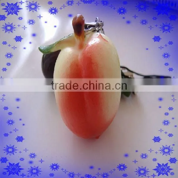 Simulation plastic pomegranate keychain/mobile phone straps