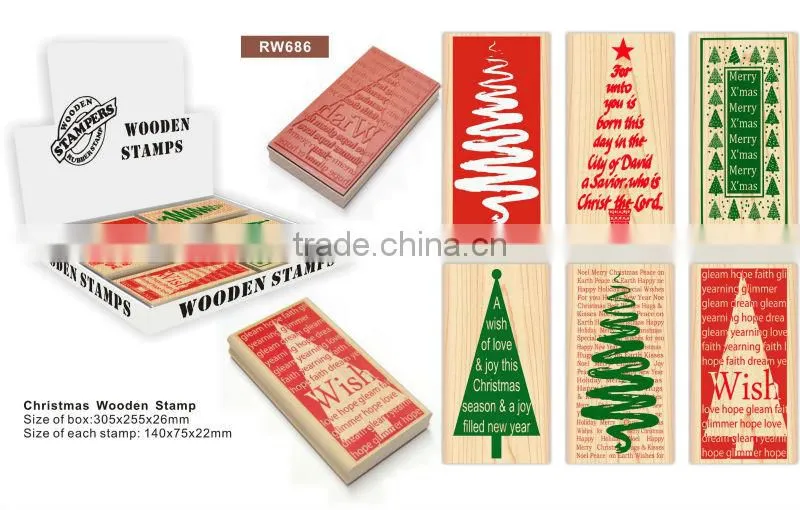 wood stamp set