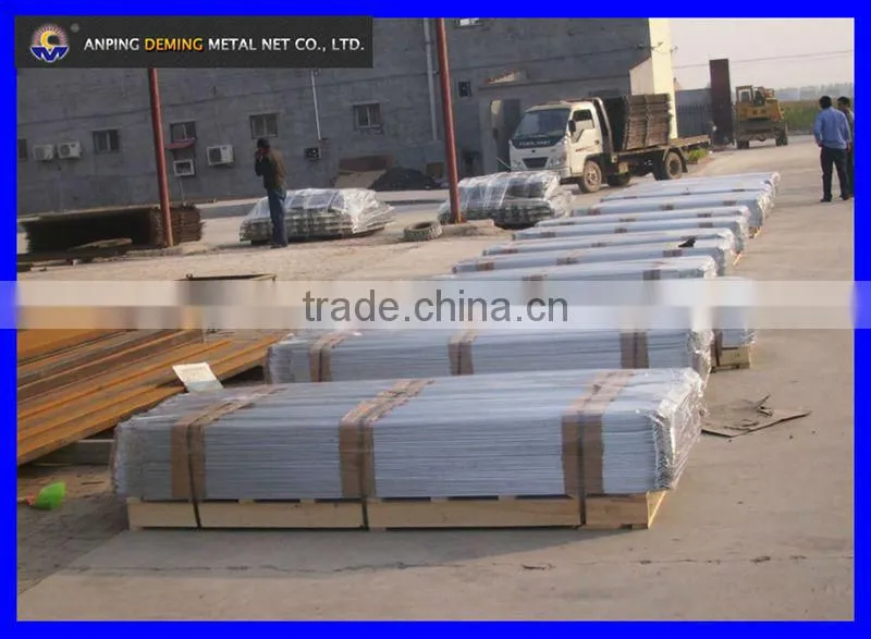 DM powder coated anping factory price steel palisade fence, low price steel palisade