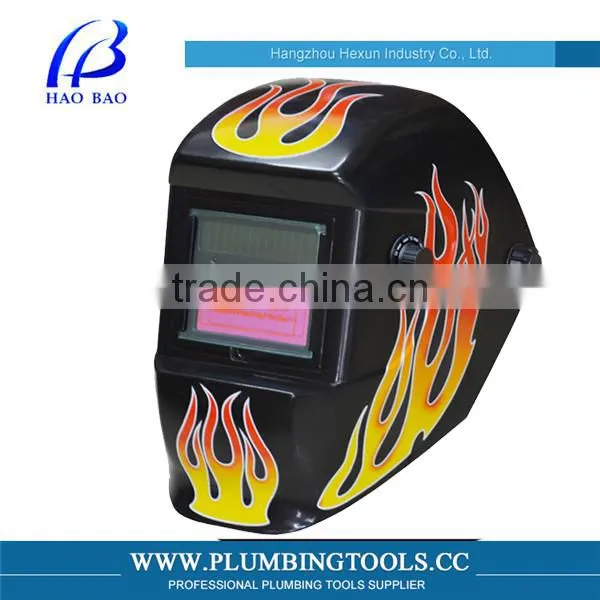 HX-TN01 Hot sale industrial helmet with face shield auto darkening welding helmet,welding face shield with china supplier