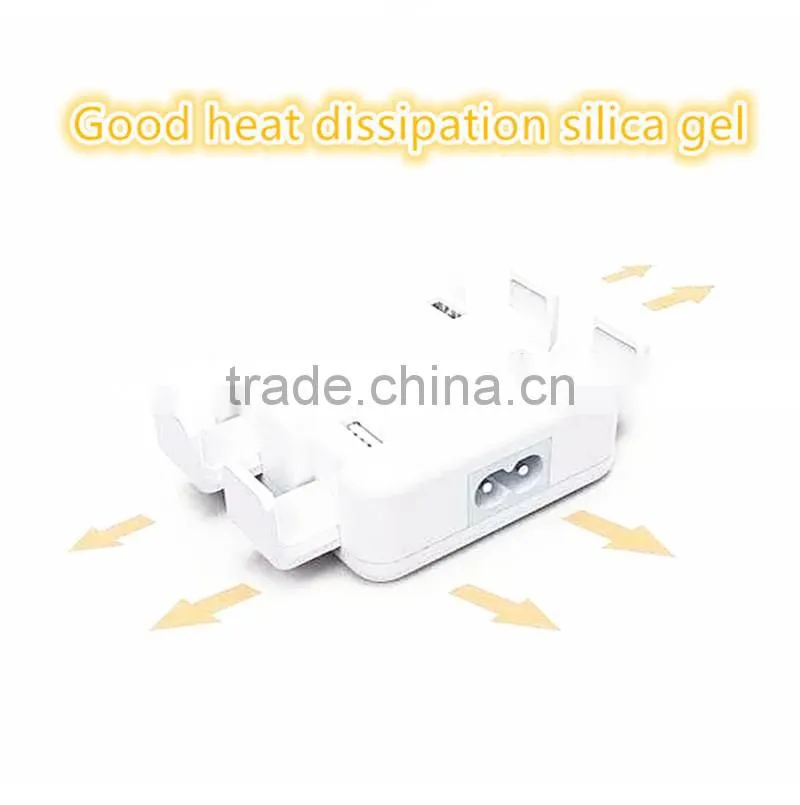 Fashionable 4 ports USB adapter/socket