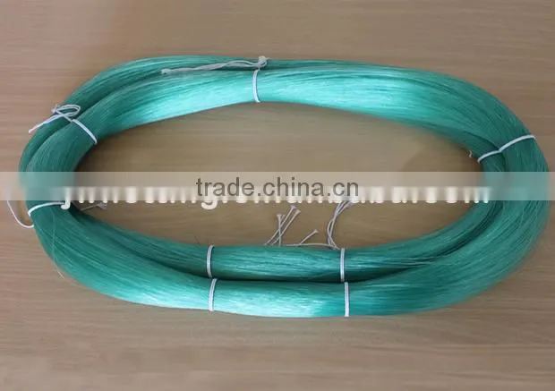 nylon fish line blue by hand