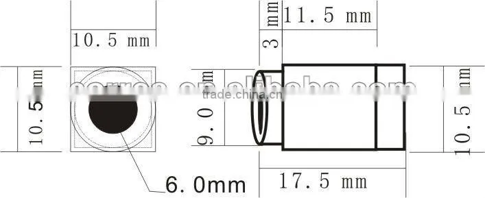 520TVL Smallest HD Mini Camera Color 0.008lux Night Vision