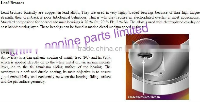 main bearing for Fiat