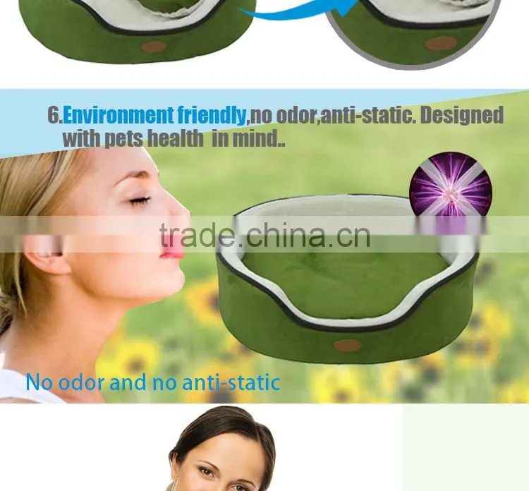 wholesale dog supplies private label soft cozy luxury china dog pet bed