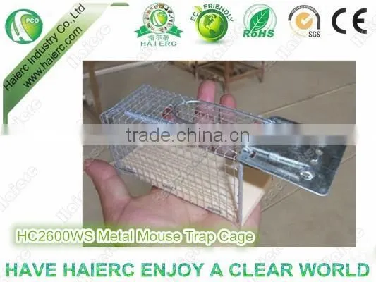zinc plated metal rat trap box metal plastic bait station/metal mouse trap multiple catch