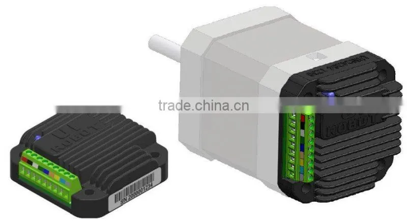 NEMA17/42mm integrated stepper motor with miniature stepper driver