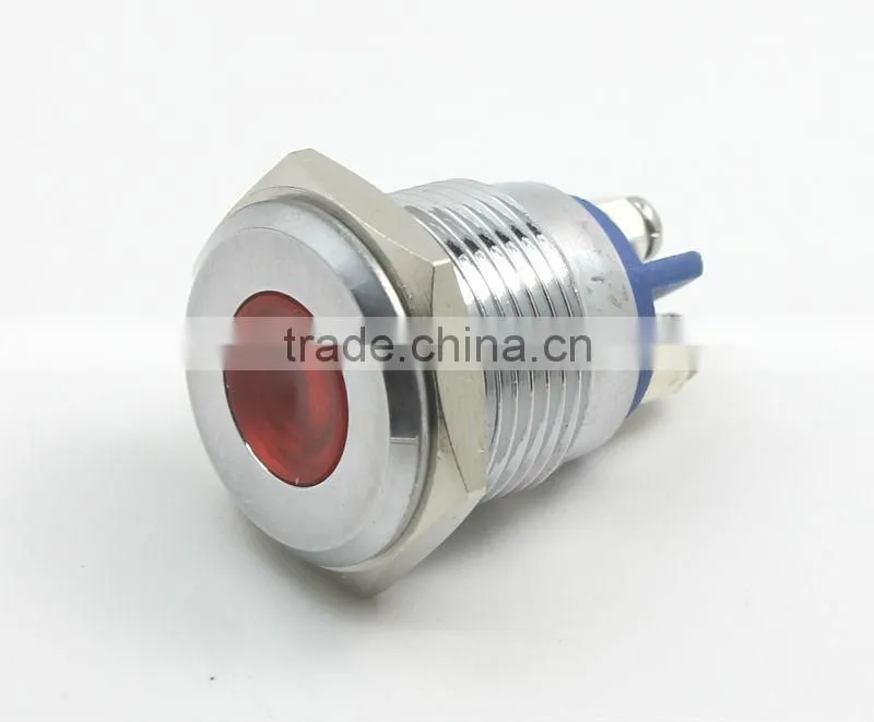 16mm metal 120 volt led indicator lights GQ16AS-D