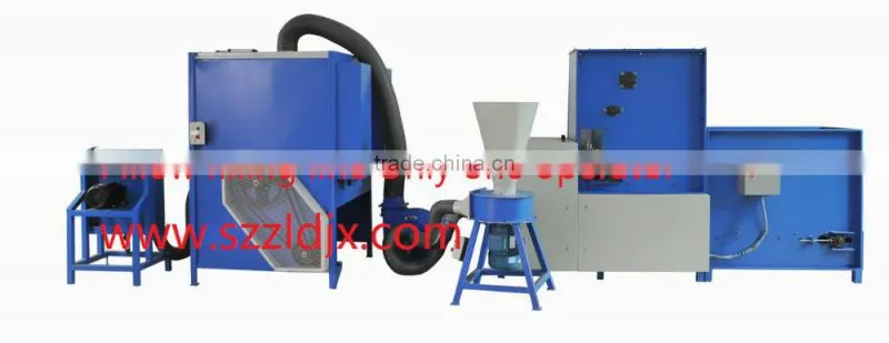 Automatic feed carding machine,mixing foam fiber filling machine
