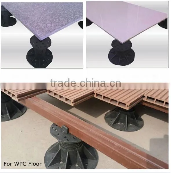 light weight floor mounting system adjustable floor leg pedestals